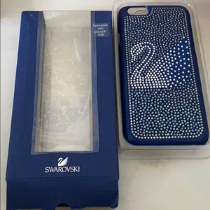 BNWT Swarovski iPhone case 6/6s in blue